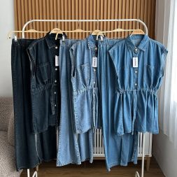 Fisya Set Vest Jeans
