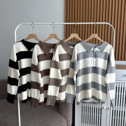 Sanju Strip Blouse